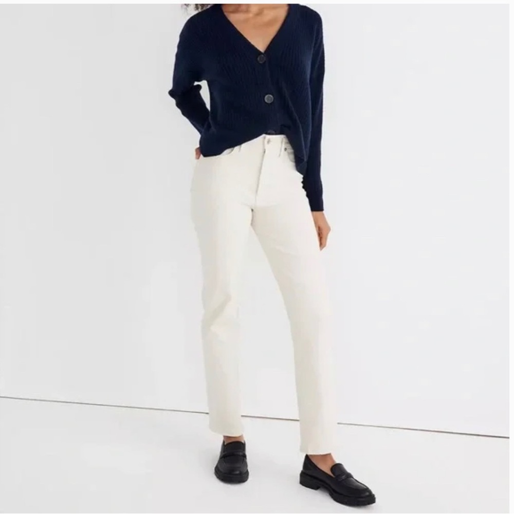 MADEWELL 	
the perfect vintage straight jean in vintage canvas wash Size 24